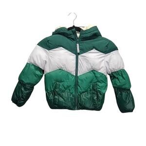 Cat & Jack Winter Coat water Resistant Sherpa Lined Windbreaker Size XS 4T